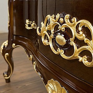 Тумба с раковиной Migliore Virginia 139 темный орех для ванной в интернет-магазине Sanbest