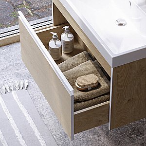 Тумба с раковиной Aqwella Urban 80 URB0108 дуб давос для ванной в интернет-магазине Sanbest