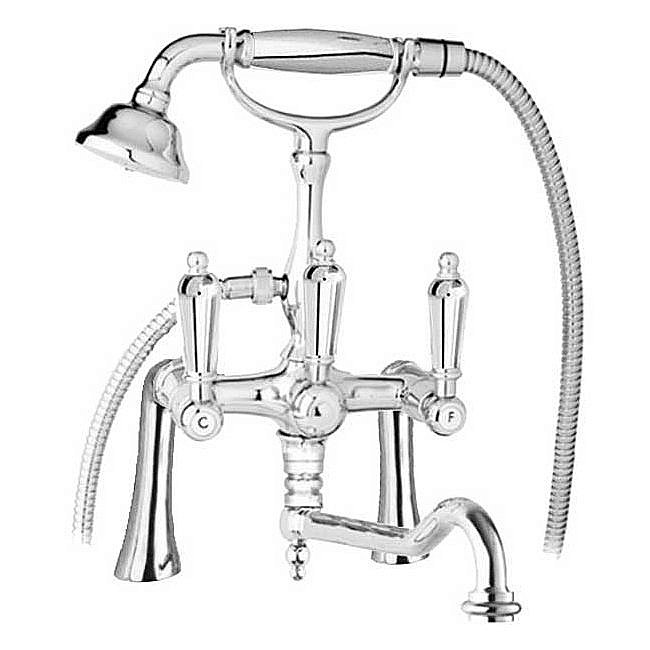 Смеситель для ванны Cezares FIRST-PBV2-01-M хром купить в интернет-магазине сантехники Sanbest