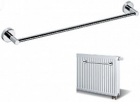 Держатель полотенец на радиатор Bemeta Rawell 104104282 купить в интернет-магазине сантехники Sanbest