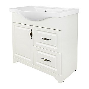 Тумба с раковиной Loranto Loranto Janet CS00089897 80 раковина Basic 80 ольха для ванной в интернет-магазине Sanbest