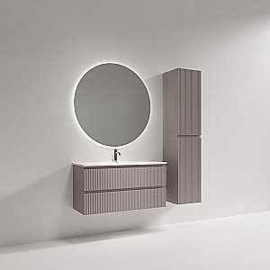 Тумба с раковиной Sancos Snob R SNR100/39SM/CN7027 Doha Soft для ванной в интернет-магазине Sanbest