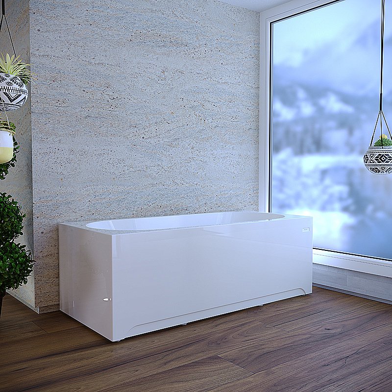 Ванна акриловая Радомир Вальс 180х80 комплект золото купить в интернет-магазине Sanbest