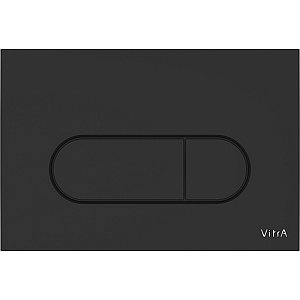 Кнопка для инсталляции Vitra Root Round 740-2211 черная матовая купить в интернет-магазине сантехники Sanbest