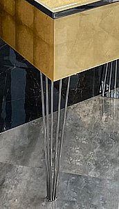 Консоль с раковиной Armadi Art LUCIDO 770-080-B 80 глянцевый черный для ванной в интернет-магазине сантехники Sanbest