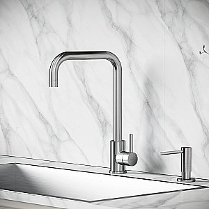 Смеситель для кухни Sancos Stainless SC12002SS нержавеющая сталь купить в интернет-магазине сантехники Sanbest