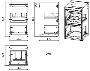 Инсталляция для унитаза Azario AZ-8010-1000 купить в интернет-магазине сантехники Sanbest