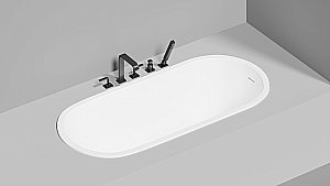 Ванна Salini Ornella AXIS Kit S-Sense 170x80 102414G белая купить в интернет-магазине Sanbest