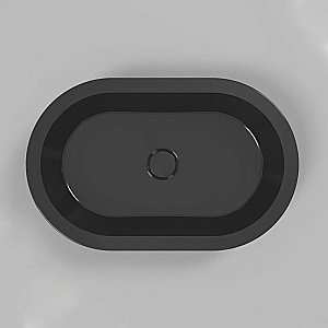 Раковина накладная WhiteCross Malachite A 55 0721.055035.101 черная купить в интернет-магазине Sanbest