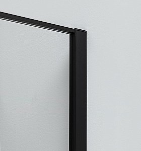 Душевой уголок Allen Brau Priority 3.31036.BBA+3.31042.BBA 140х80 стекло прозрачное/профиль черный брашированный купить в интернет-магазине Sanbest