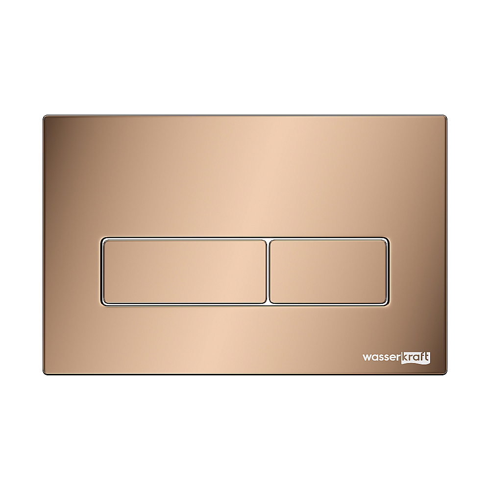 Кнопка для инсталяции WasserKraft RG03 розовое золото купить в интернет-магазине сантехники Sanbest