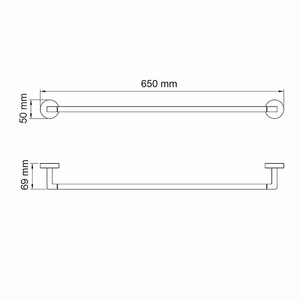 Полотенцедержатель WasserKRAFT Asphe K-77730 розовое золото купить в интернет-магазине сантехники Sanbest