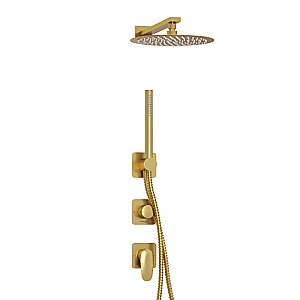 Душевая система WasserKRAFT Havel 3600 SET2831 золото матовое купить в интернет-магазине сантехники Sanbest