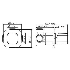 Гигиенический душ WasserKRAFT SET2875 хром купить в интернет-магазине сантехники Sanbest