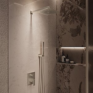 Душевая система Vincea Dice VSFW-2DS1BN брашированный никель купить в интернет-магазине сантехники Sanbest