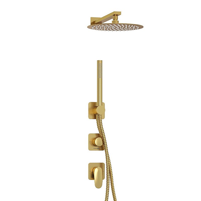 Душевая система WasserKRAFT Havel 3600 SET2831 золото матовое купить в интернет-магазине сантехники Sanbest