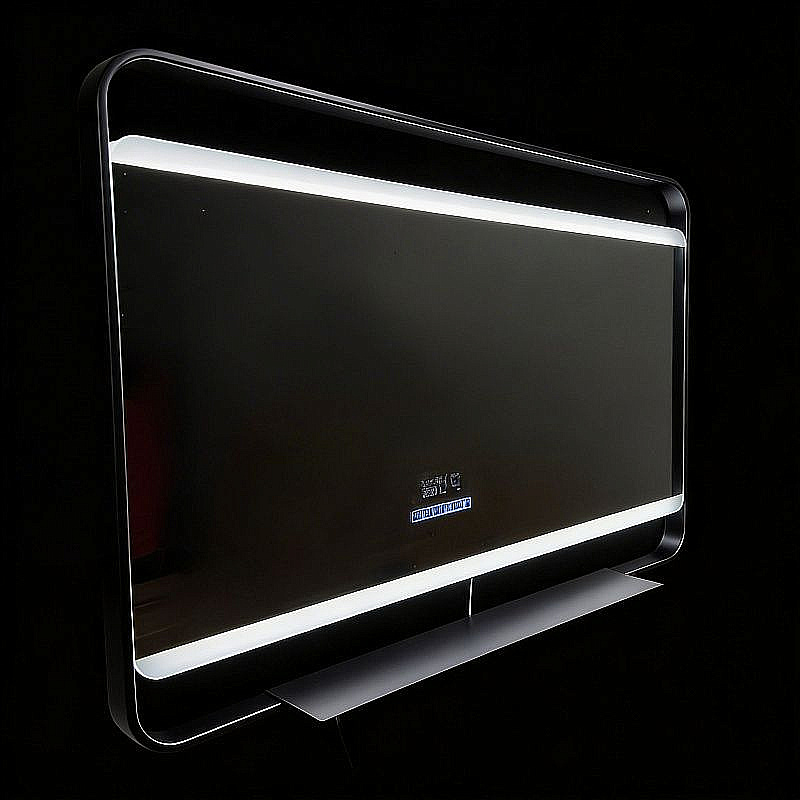 Зеркало Azario Дарья АZ-LED013625 черный матовый в ванную от интернет-магазине сантехники Sanbest