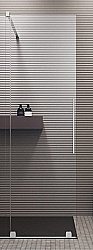 Душевая дверь Radaway Furo Walk-in 638 10106638-01-01L стекло прозрачное/профиль хром левая купить в интернет-магазине сантехники Sanbest