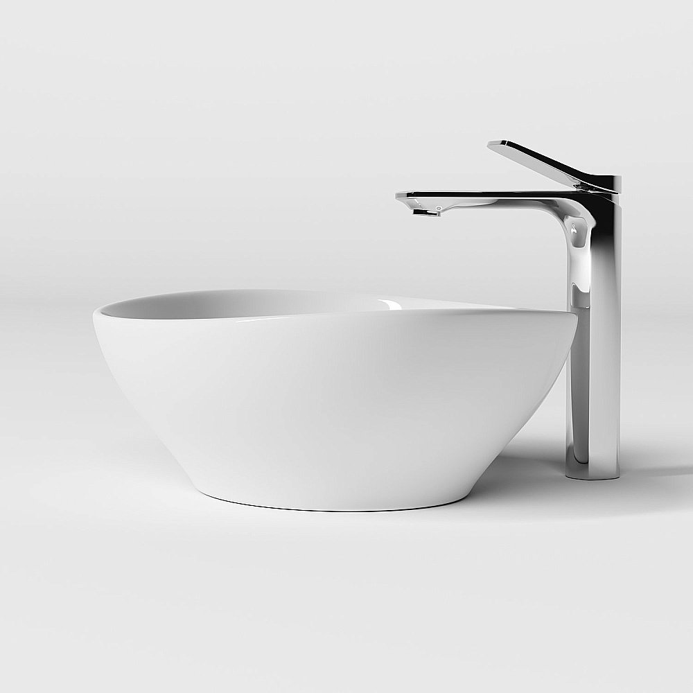 Раковина накладная Ceramica Nova Element CN6016 белая купить в интернет-магазине Sanbest