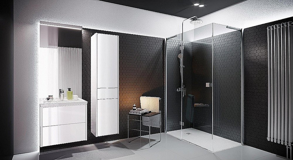 Душевой уголок Roca Metropolis 140х70 хром купить в интернет-магазине Sanbest