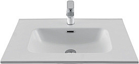 Раковина Aquanet Flat 330430 70 белая матовая купить в интернет-магазине сантехники Sanbest
