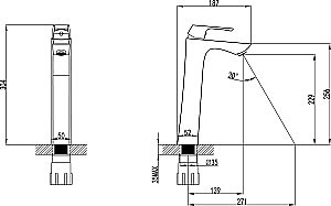 Смеситель для раковины Lemark Unit LM4509C купить в интернет-магазине сантехники Sanbest