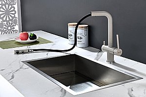 Смеситель для кухни Paulmark Serpentine Se213222-BE бежевый купить в интернет-магазине сантехники Sanbest