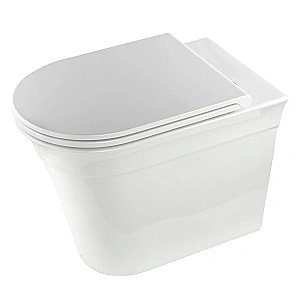 Унитаз приставной Migliore MONACO 32065, белая керамика, безободковый купить в интернет-магазине Sanbest