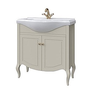 Тумба с раковиной Caprigo Verona 33518 80 бежевая для ванной в интернет-магазине Sanbest