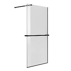 Душевое ограждение Niagara Nova NG-670-90ВLACK 90 прозрачное/профиль черный матовый купить в интернет-магазине Sanbest