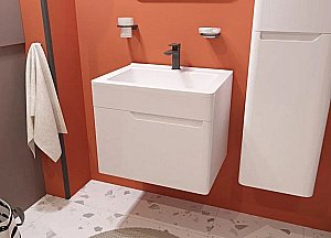 Раковина Эстет Каре Люкс 60 ФР-00006472 белая купить в интернет-магазине Sanbest