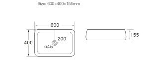 Раковина накладная SantiLine SL-1061 купить в интернет-магазине Sanbest