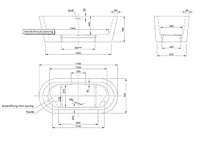 Акриловая ванна Knief Hot 180x80 купить в интернет-магазине Sanbest