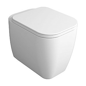 Унитаз приставной SIMAS Henges HE01bi безободковый, белый купить в интернет-магазине Sanbest