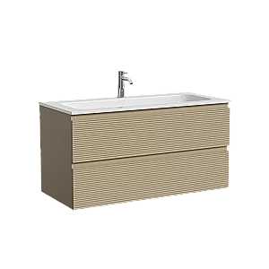 Тумба с раковиной Sancos FOLK FL100CP/CN7013 100 капучино для ванной в интернет-магазине Sanbest