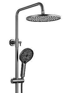 Душевая система с термостатом WONZON & WOGHAND The ONE WW-B3094-BGG темный графит купить в интернет-магазине сантехники Sanbest