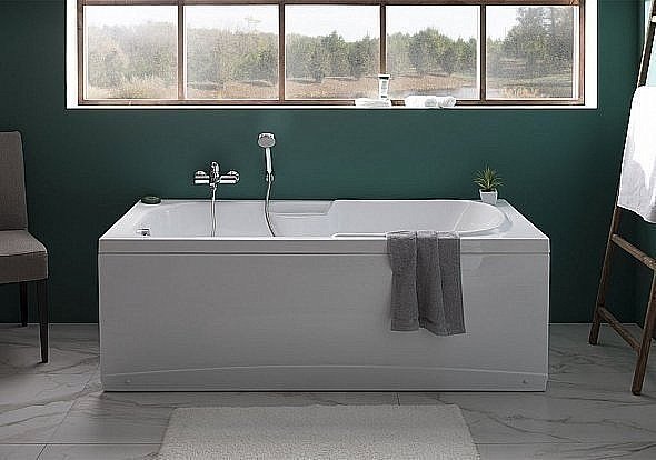 Акриловая ванна Aquanet Polo 170x80 205539 с к/с10 купить в интернет-магазине Sanbest