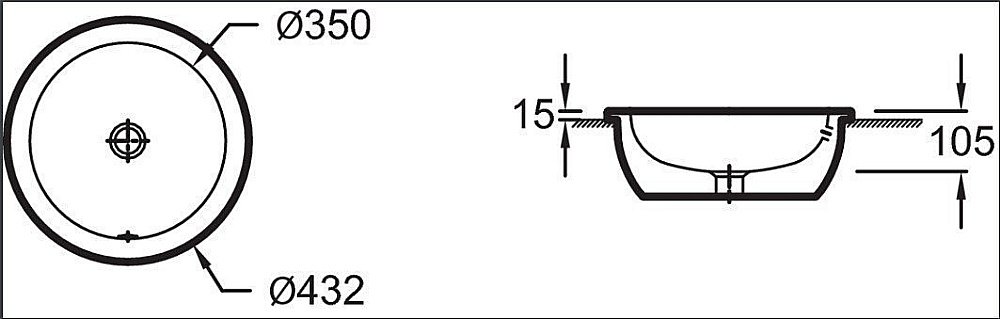 Раковина Jacob Delafon VOX 44 EYN102-00 белая купить в интернет-магазине Sanbest