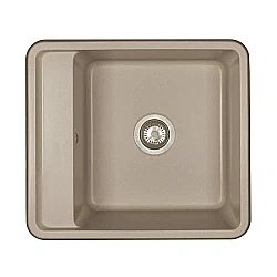 Мойка кухонная Акватон Беллис 57 серый шёлк купить в интернет-магазине сантехники Sanbest