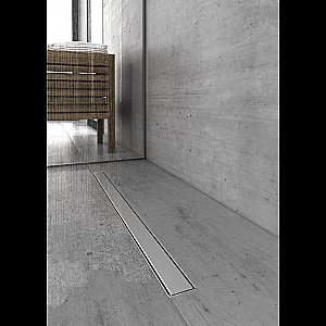 Душевой лоток боковой Berges B1 Keramik 90 090120 матовый хром купить в интернет-магазине Sanbest