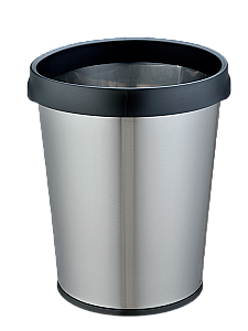 Ведро для мусора WeltWasser Quanto 10000013402 сталь матовая купить в интернет-магазине сантехники Sanbest