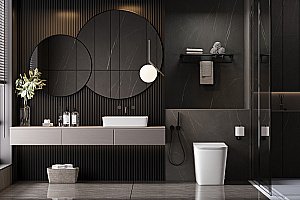 Унитаз приставной Abber RECHTECK AC1213P импульсный смыв, с крышкой микролифт, белый купить в интернет-магазине Sanbest