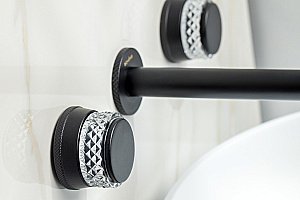 Смеситель для раковины Boheme AURA 152-2-B-A черный купить в интернет-магазине сантехники Sanbest