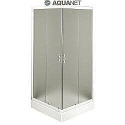 Душевой уголок Aquanet AQ8 80x80 стекло матовое/профиль белый купить в интернет-магазине Sanbest