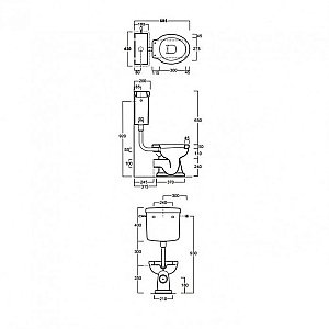 Унитаз SIMAS Londra LO911 с низким бачком, белый/золото купить в интернет-магазине Sanbest