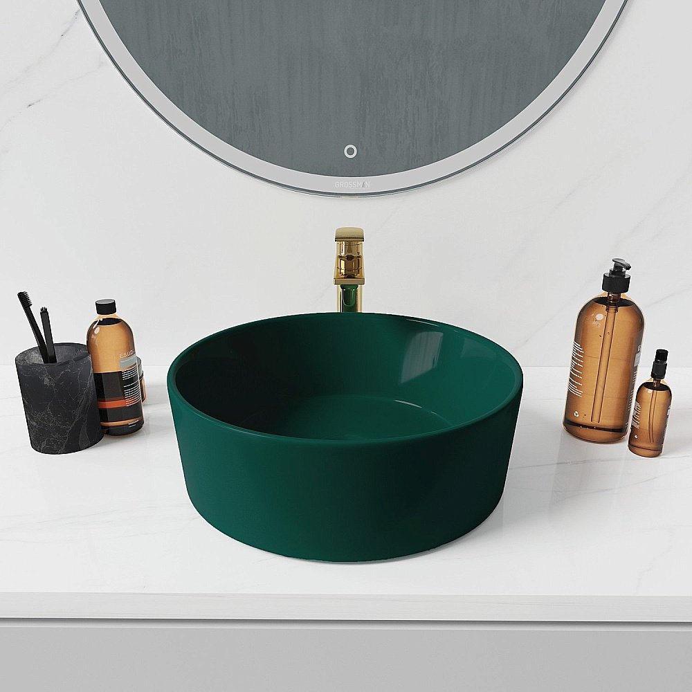 Раковина Grossman Color GR-3013OLM светло-зеленый матовый купить в интернет-магазине Sanbest