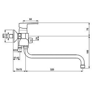 Промо-набор для ванны 3 в 1 Vidima Uno Long BA379AA купить в интернет-магазине сантехники Sanbest