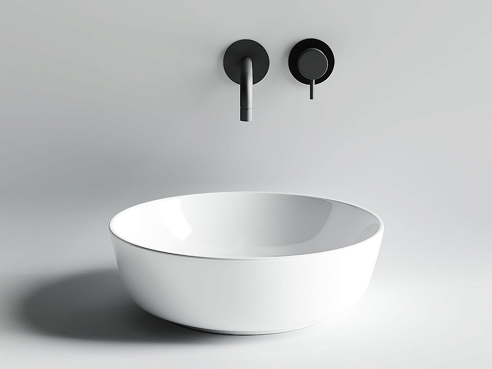 Раковина накладная Ceramica Nova Element CN6013 41 белая купить в интернет-магазине Sanbest
