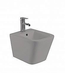 Биде подвесное WeltWasser GELBACH 005MT-GR серый матовый купить в интернет-магазине Sanbest