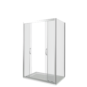 Душевой уголок Good door INFINITY WTW-TD+SP 160x80 прозрачный купить в интернет-магазине Sanbest